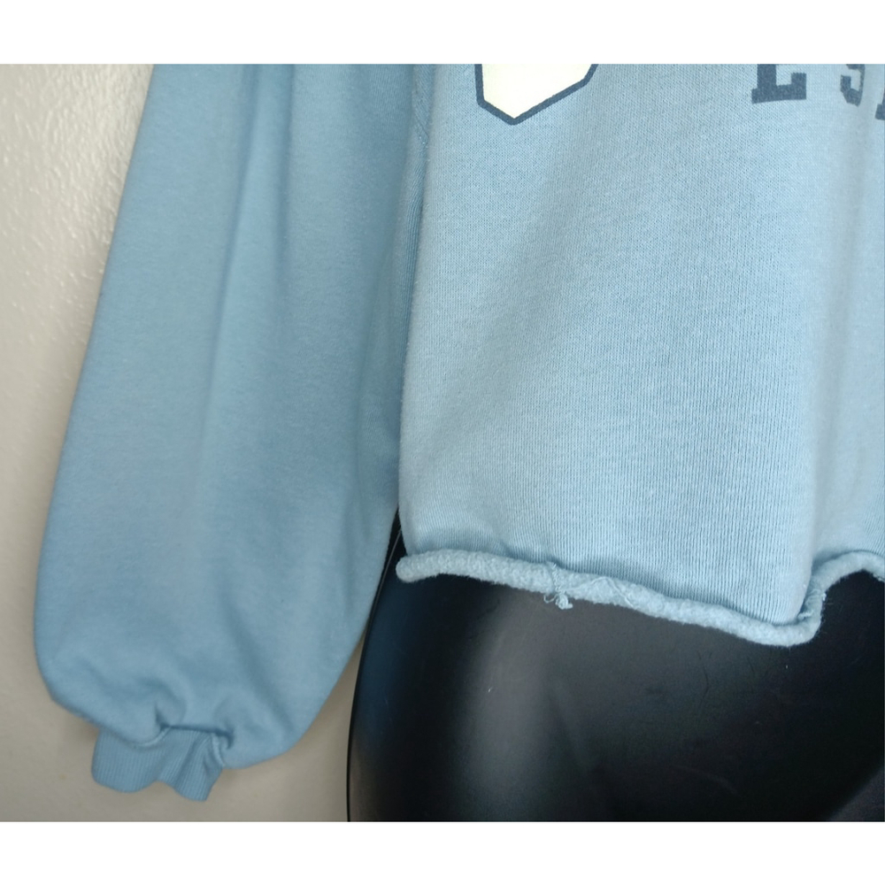 Taylor Swift Swiftie Medium Crop Boyfriend Sweatshirt Balloon Sleeve Oversized - Picture 3 of 11